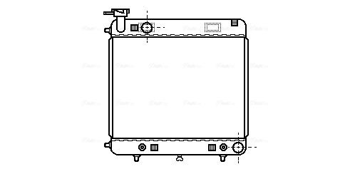 Obrázok Chladič motora AVA QUALITY COOLING  MS2122