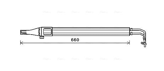 Obrázok Chladič oleja riadenia AVA QUALITY COOLING  MS3684