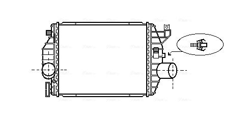 Obrázok Chladič plniaceho vzduchu AVA QUALITY COOLING  MS4357