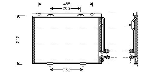 Obrázok Kondenzátor klimatizácie AVA QUALITY COOLING  MS5232