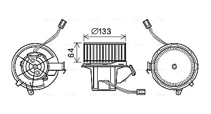 Obrázok Vnútorný ventilátor AVA QUALITY COOLING  MS8628