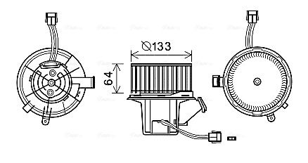 Obrázok Vnútorný ventilátor AVA QUALITY COOLING  MS8640
