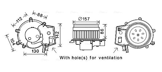 Obrázok Vnútorný ventilátor AVA QUALITY COOLING  MS8643