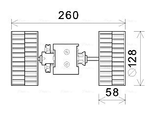 Obrázok Vnútorný ventilátor AVA QUALITY COOLING  MS8645