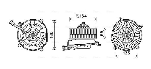 Obrázok Vnútorný ventilátor AVA QUALITY COOLING  MS8651
