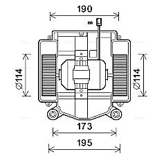 Obrázok Vnútorný ventilátor AVA QUALITY COOLING  MS8669