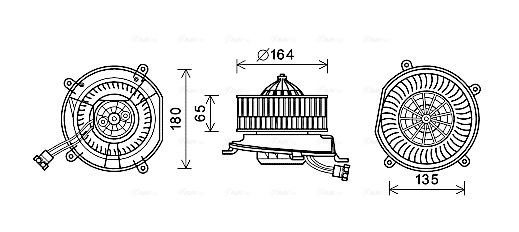 Obrázok Vnútorný ventilátor AVA QUALITY COOLING  MS8674