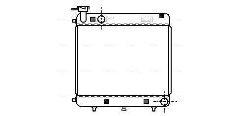 Obrázok Chladič motora AVA QUALITY COOLING  MSA2085