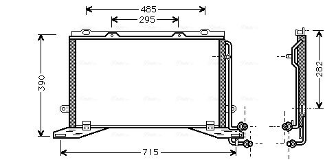Obrázok Kondenzátor klimatizácie AVA QUALITY COOLING  MSA5268