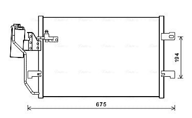 Obrázok Kondenzátor klimatizácie AVA QUALITY COOLING  MSA5289D