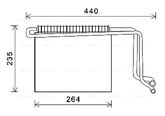 Obrázok Výparník klimatizácie AVA QUALITY COOLING  MSV563