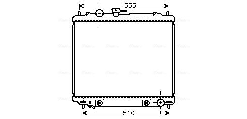 Obrázok Chladič motora AVA QUALITY COOLING  MT2182