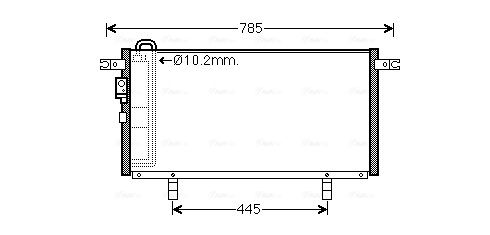 Obrázok Kondenzátor klimatizácie AVA QUALITY COOLING  MT5211D