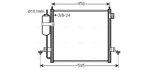 Obrázok Kondenzátor klimatizácie AVA QUALITY COOLING  MT5218D