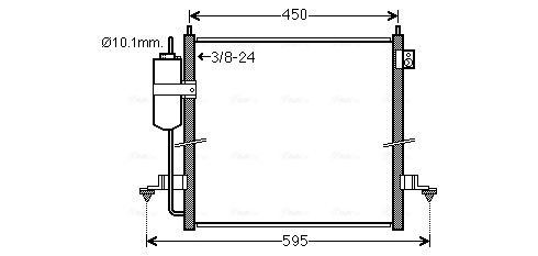 Obrázok Kondenzátor klimatizácie AVA QUALITY COOLING  MT5239D