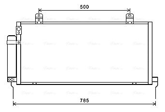 Obrázok Kondenzátor klimatizácie AVA QUALITY COOLING  MTA5221D