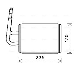 Obrázok Výmenník tepla vnútorného kúrenia AVA QUALITY COOLING  MZA6268