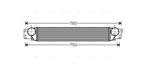 Obrázok Chladič plniaceho vzduchu AVA QUALITY COOLING  OL4442