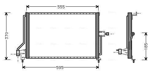 Obrázok Kondenzátor klimatizácie AVA QUALITY COOLING  OL5209