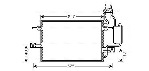 Obrázok Chladič plniaceho vzduchu AVA QUALITY COOLING  PR4091