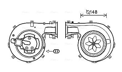 Obrázok Vnútorný ventilátor AVA QUALITY COOLING  OL8618