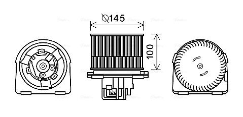 Obrázok Vnútorný ventilátor AVA QUALITY COOLING  OL8619
