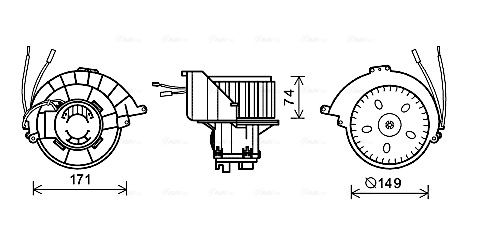 Obrázok Vnútorný ventilátor AVA QUALITY COOLING  OL8627