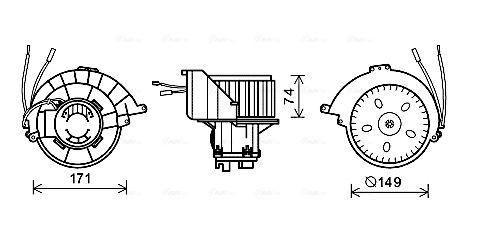 Obrázok Vnútorný ventilátor AVA QUALITY COOLING  OL8628