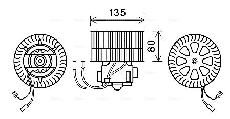 Obrázok Vnútorný ventilátor AVA QUALITY COOLING  OL8631
