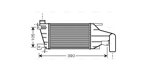Obrázok Chladič plniaceho vzduchu AVA QUALITY COOLING  OLA4417