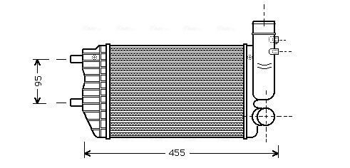 Obrázok Chladič plniaceho vzduchu AVA QUALITY COOLING  PE4183