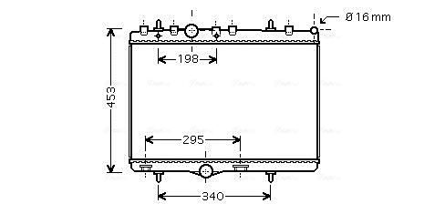Obrázok Chladič plniaceho vzduchu AVA QUALITY COOLING  SB4068