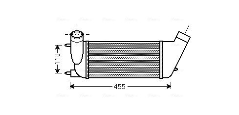 Obrázok Chladič plniaceho vzduchu AVA QUALITY COOLING  PEA4347