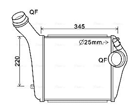 Obrázok Chladič plniaceho vzduchu AVA QUALITY COOLING  PR4059