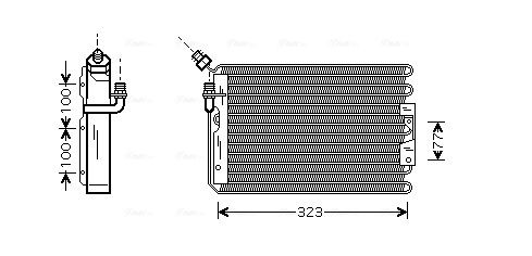 Obrázok Kondenzátor klimatizácie AVA QUALITY COOLING  PR5042