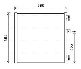 Obrázok Kondenzátor klimatizácie AVA QUALITY COOLING  PR5089