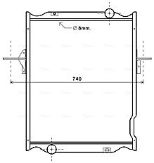 Obrázok Chladič motora AVA QUALITY COOLING  SZ2041