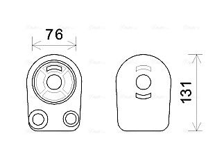 Obrázok Chladič motorového oleja AVA QUALITY COOLING  RT3607