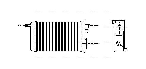 Obrázok Výmenník tepla vnútorného kúrenia AVA QUALITY COOLING  RT6096
