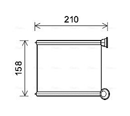 Obrázok Výmenník tepla vnútorného kúrenia AVA QUALITY COOLING  RT6629