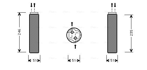 Obrázok vysúżač klimatizácie AVA QUALITY COOLING  RTD094