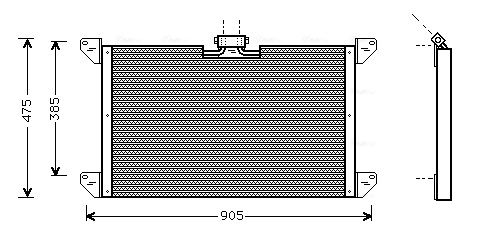 Obrázok Kondenzátor klimatizácie AVA QUALITY COOLING  SC5009