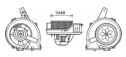 Obrázok Vnútorný ventilátor AVA QUALITY COOLING  ST8044