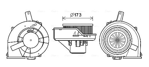 Obrázok Vnútorný ventilátor AVA QUALITY COOLING  ST8046