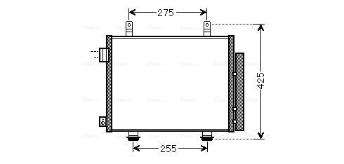 Obrázok Kondenzátor klimatizácie AVA QUALITY COOLING  SZA5115D