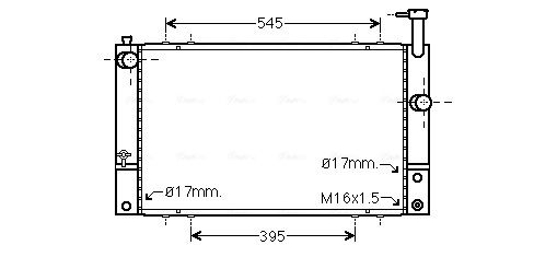 Obrázok Chladič motora AVA QUALITY COOLING  STA2027