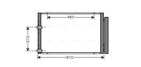 Obrázok Kondenzátor klimatizácie AVA QUALITY COOLING  TO5429D