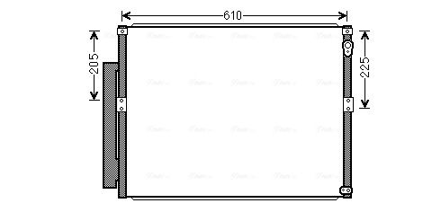 Obrázok Kondenzátor klimatizácie AVA QUALITY COOLING  TO5634D