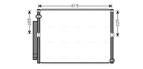 Obrázok Kondenzátor klimatizácie AVA QUALITY COOLING  TO5640D