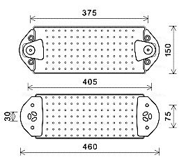 Obrázok Chladič motorového oleja AVA QUALITY COOLING  VL3078